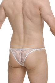 Bikini Plellis Lace Savane White