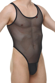Bodythong Pencran Mesh Black