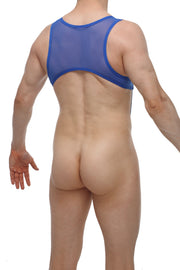 Harness PetitQ Cockring Larnat Net Blue