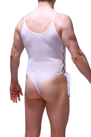 Body Lacets Plum White