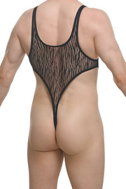 Bodythong Carbay Lace Savane Black