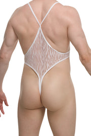 Bodythong Causson Lace Savane White