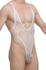 Bodythong Causson Lace Savane White
