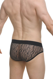 Brief Dome Lace Savane Black