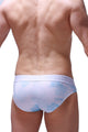 Brief Mega Bulge Marbre Sky Blue
