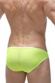 Crotchless Bikini Net Neon Yellow